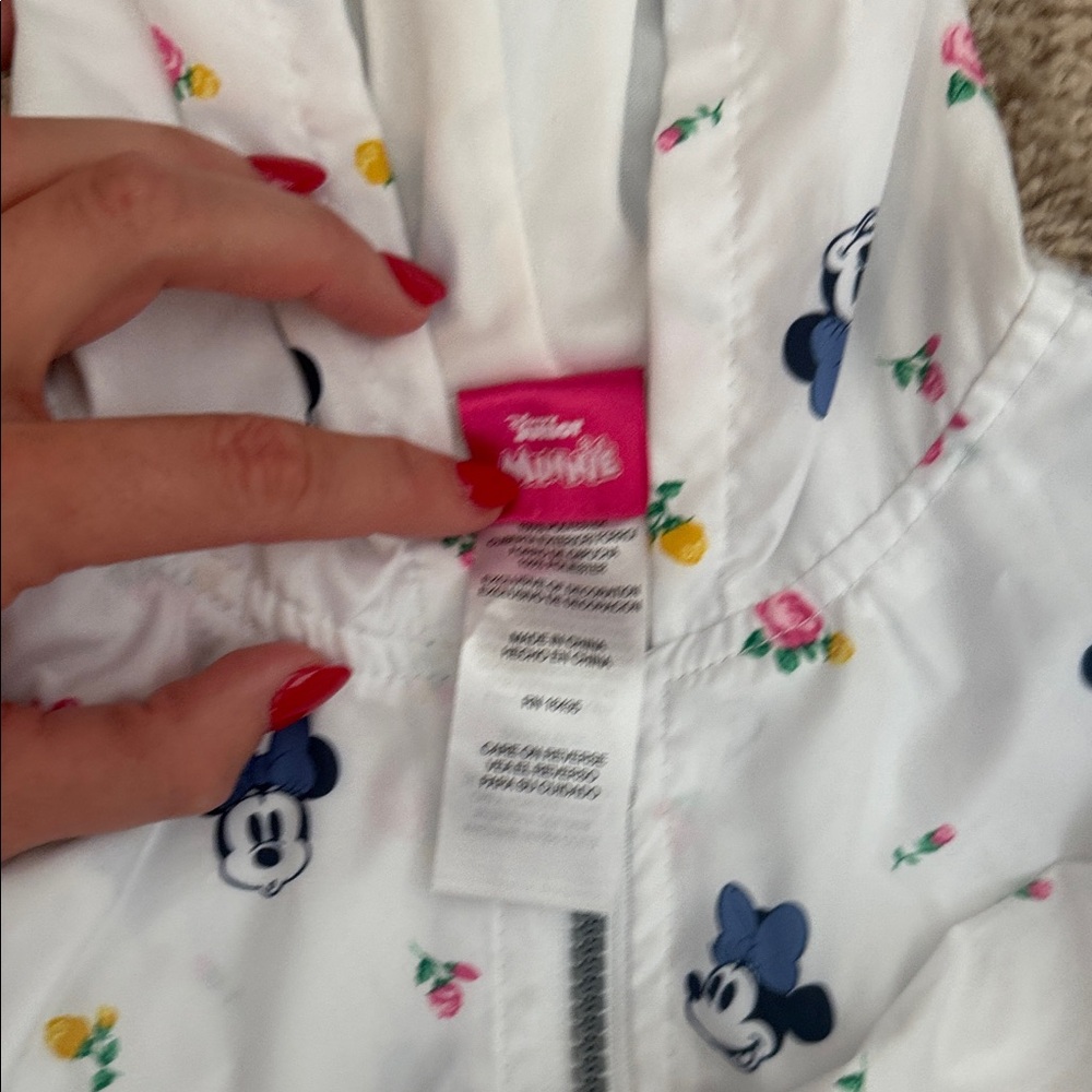 Disney Minnie Mouse White and Pink Hooded Outfit - Picture 6 of 8